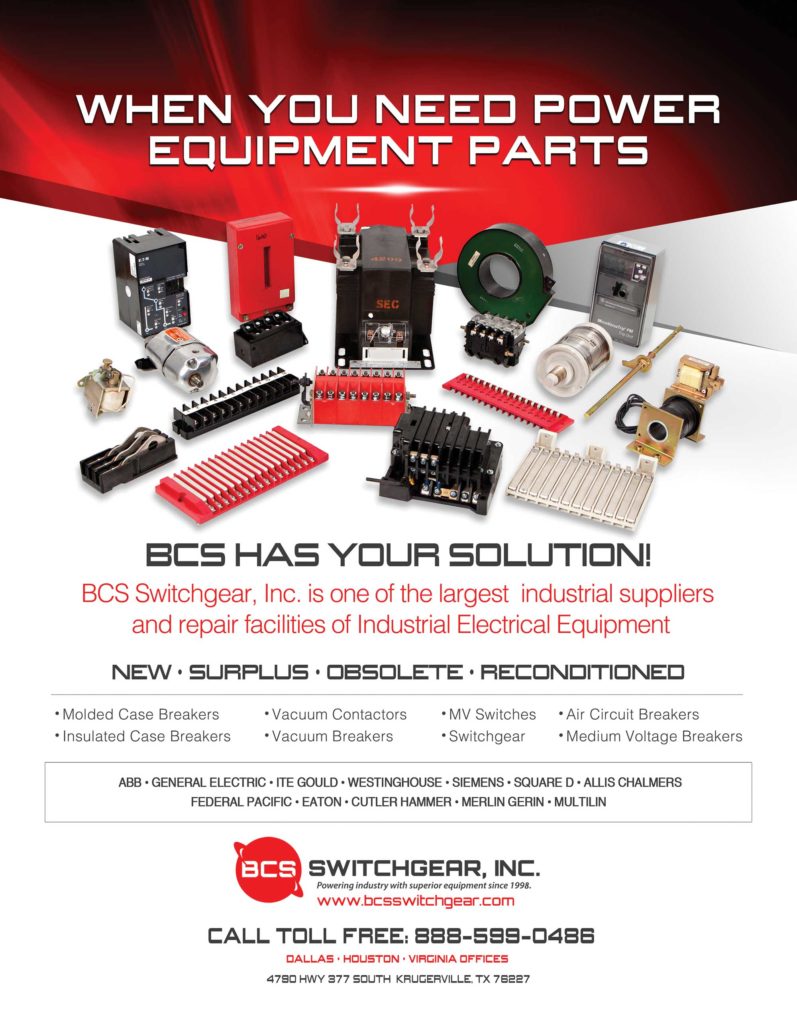 Switchgear Replace Parts - BCS Switchgear Repair, Reconditioning
