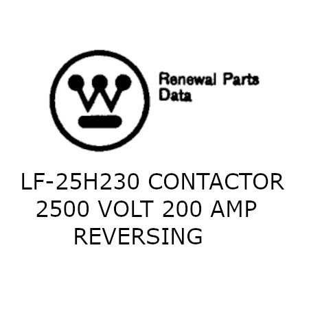 WESTINGHOUSE_LF-25H230_CONTACTOR