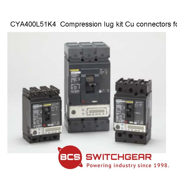 Square_D_CYA400L51K4_Compression_lug_kit_Cu_connectors_for_L-frame_
