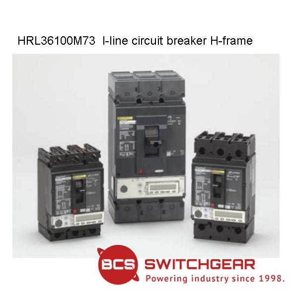 Square_D_HRL36100M73_I-line_circuit_breaker_H-frame
