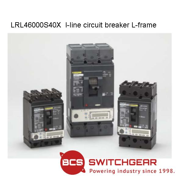 Square_D_LRL46000S40X_I-line_circuit_breaker_L-frame_